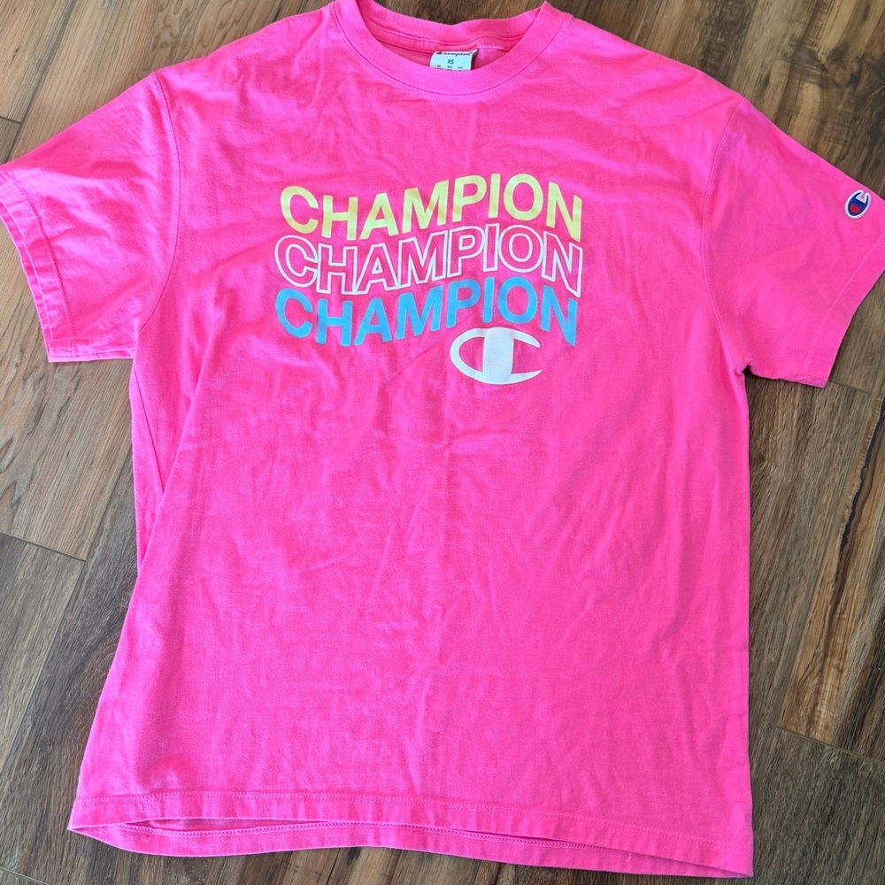 Champion Pink Graphic T-Shirt